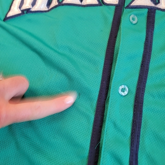 Seattle Mariners MLB Baseball Jersey Griffey Jr. #24 Size 44 - Picture 4 of 11